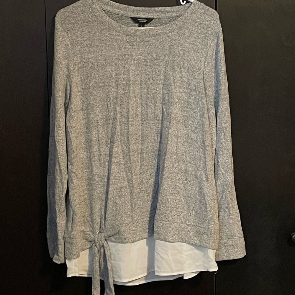Simply Vera Long Sleeve Blouse, L